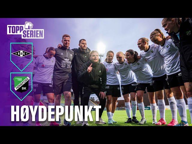 Ervik holdt nullen tross gigantsjanser | Rosenborg v Hønefoss Høydepunkter | Toppserien 2025