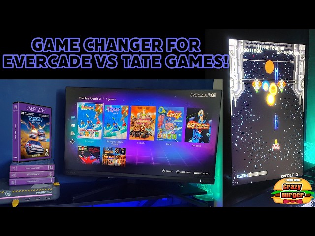 Game Changer For Evercade VS TATE Games! Plus Visco Arcade 1 Sneak Peek!