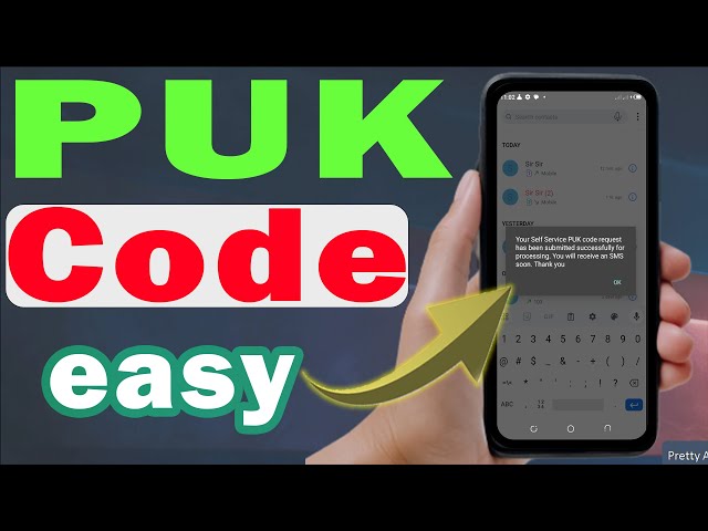 How to get puk code for sim card (step by step)