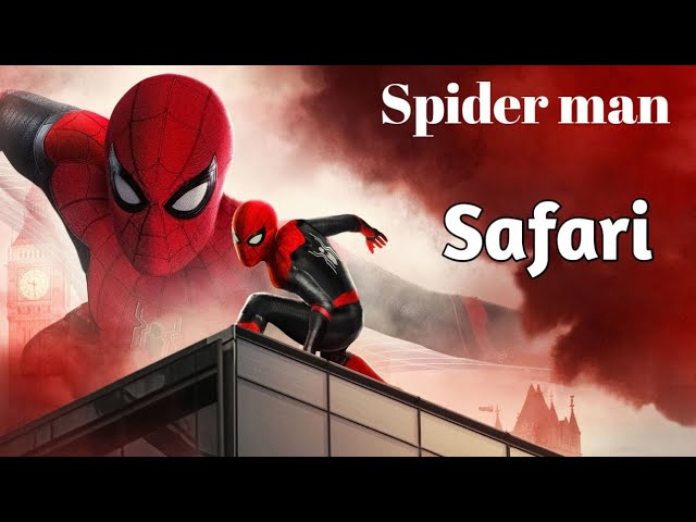 Tom Holland spider man | Safari | Sameer Shaikh Studioz |