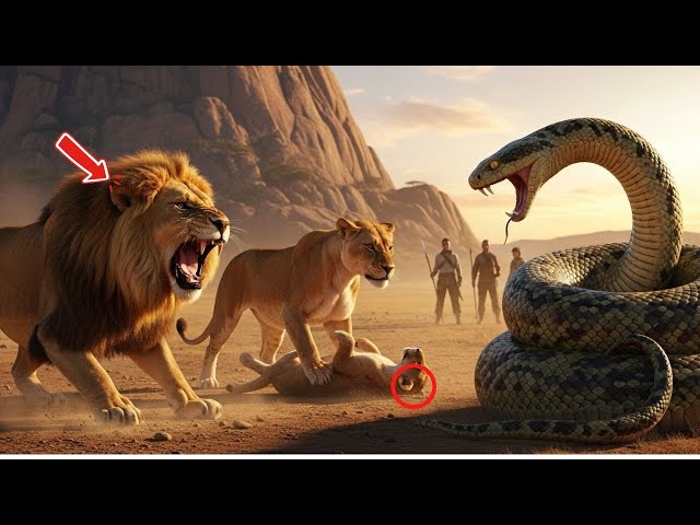 Fearless Warriors Confront a COLOSSAL SERPENT in a Legendary Fight to Rescue Lioness