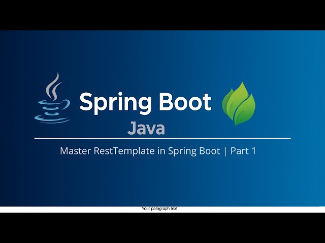 Master RestTemplate in Spring Boot – Call Any API from Your Microservice | Part 1