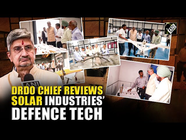 DRDO Chief visits Solar Industries, highlights private sector role and advanced Defence developments
