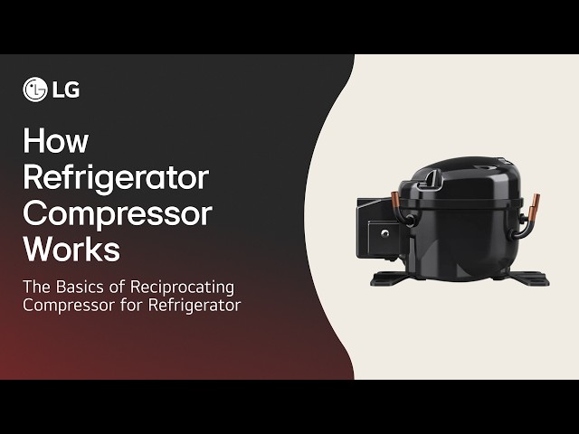 The Basics of Reciprocating Compressor for Refrigerator｜How Refrigerator Compressor Works