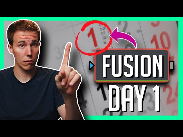 HOW TO START USING FUSION - Your First Day in the Fusion Page of DaVinci Resolve!