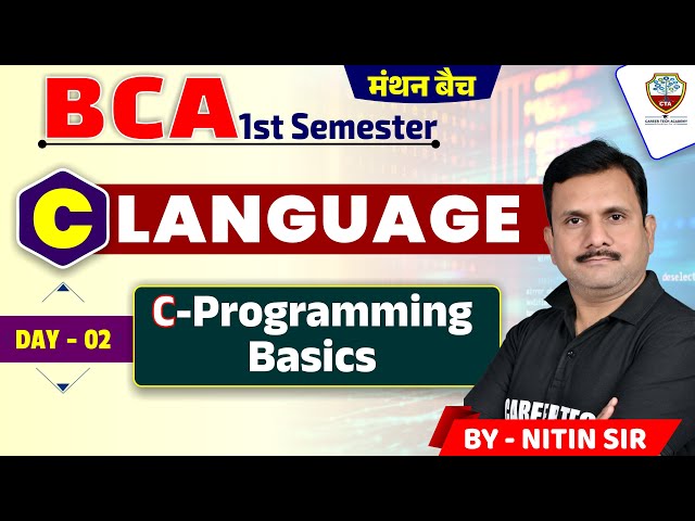 #bca C-programming Tutorial | C Programming Basics | Day - 02 | Learn programming from beginners