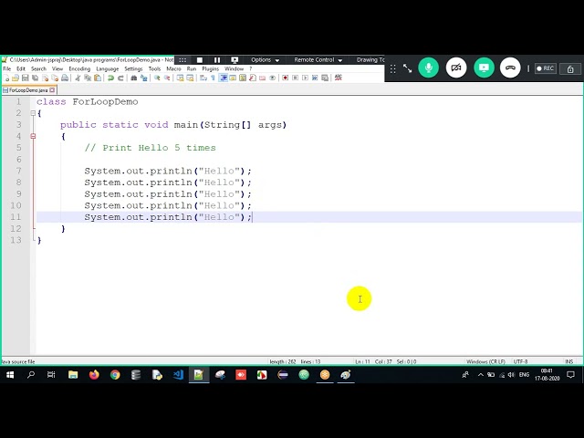 9 LOOPING STATEMENTS 1