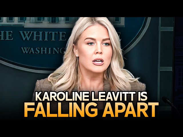Karoline Leavitt Is FALLING APART Under Pressure