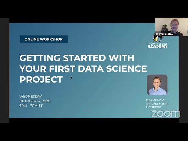 Getting Started with Your First Data Science Project