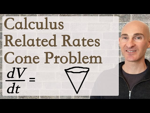 Related Rates Cone Example (Calculus)