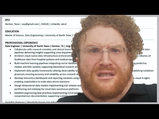 Why this Data Engineer Rarely Gets Interviews | Recruiter Reviews Resume