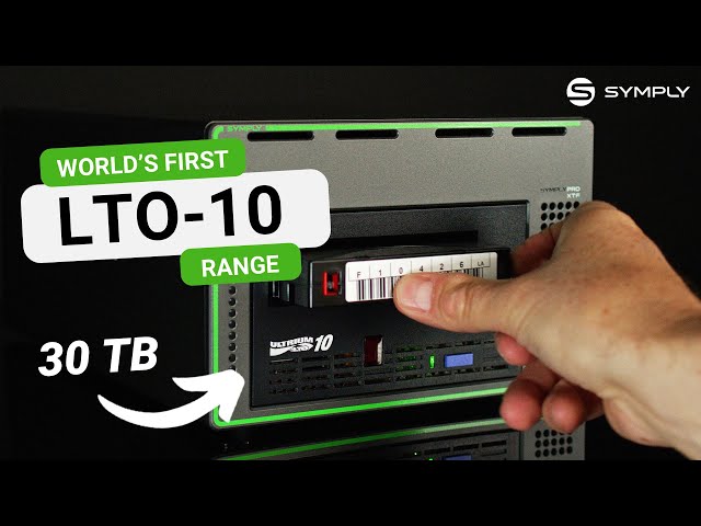 Symply Launches the World’s First LTO-10 Tape Storage Range