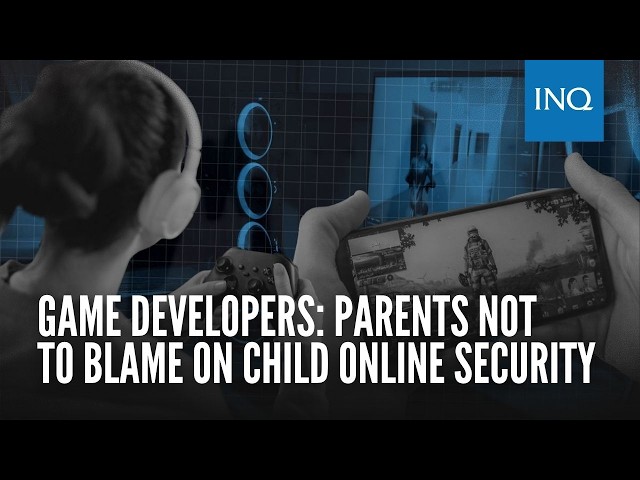 Game developers: Parents not to blame on child online security