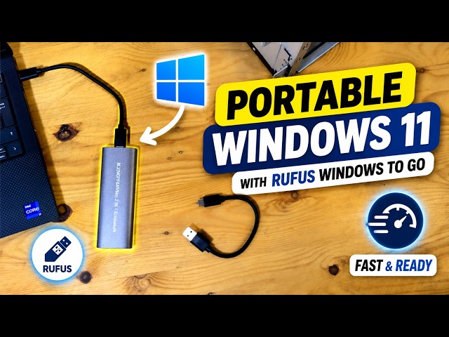 I Put Windows 11 on an External SSD and It’s Genius