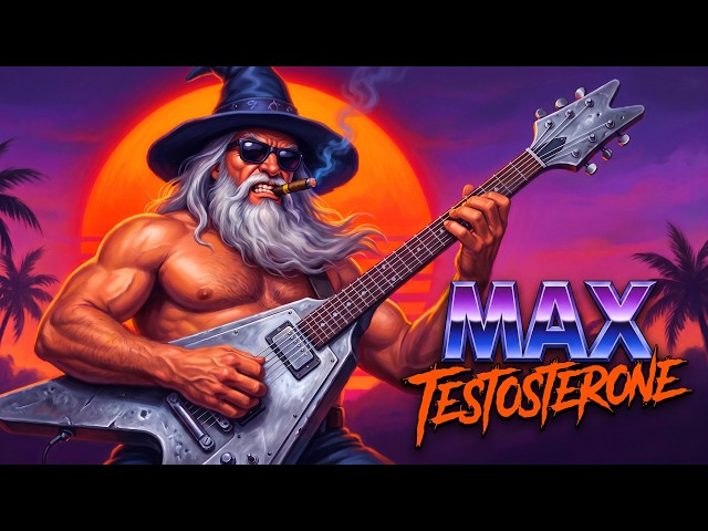 Music to Grow Balls of Steel | 80s Heavy Metal Riffs and Unstoppable Synthwave Power