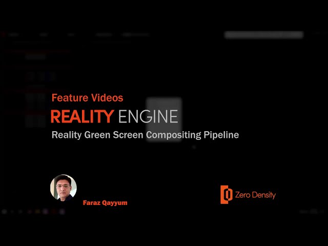 Reality Engine | Reality Green Screen Compositing Pipeline