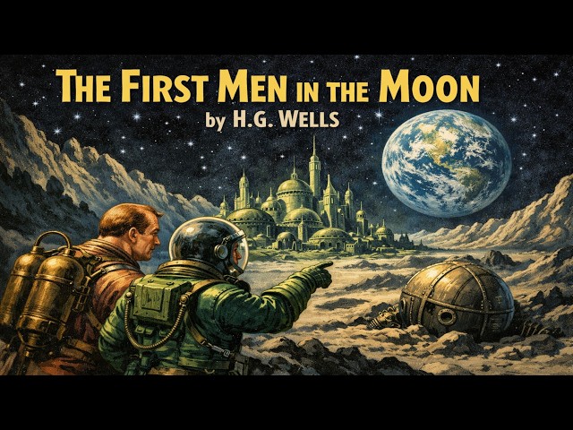 The First Men in the Moon by H.G. Wells | Full Classic Science Fiction Audiobook