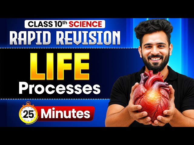 Life Processes RAPID REVISION ⚡ | Class 10 Science | Akshay Sir
