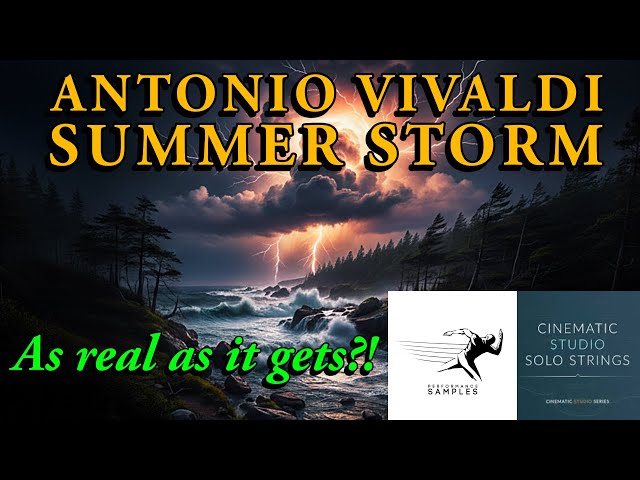 VIVALDI - SUMMER - III. Presto | MIDI-Mockup | Performance Samples & Cinematic Studio Solo Violin |