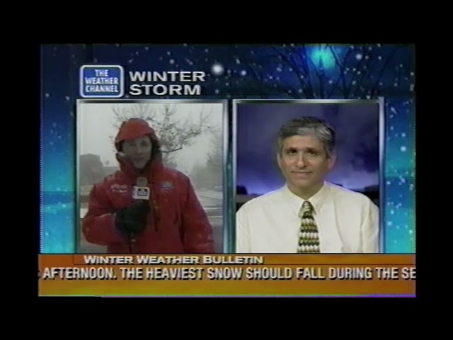 February 22, 2001 - The Weather Channel - Winter Weather Report - National Forecast
