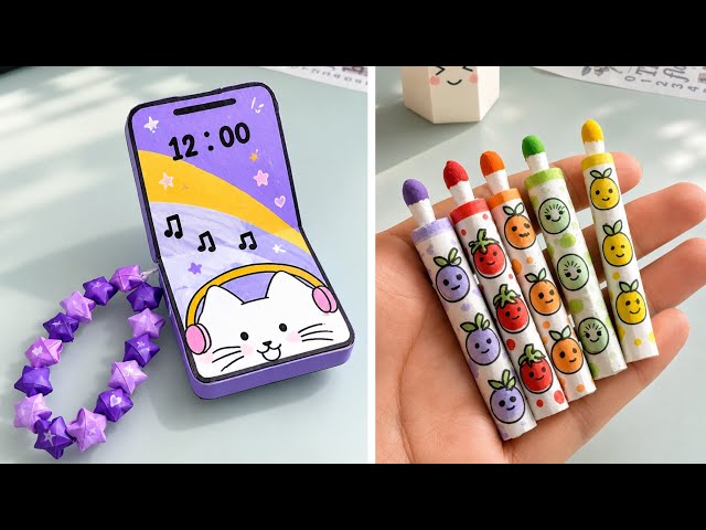 10 Easy craft ideas/ miniature craft /Paper craft/ how to make /DIY/school project/Mukta Art & Craft