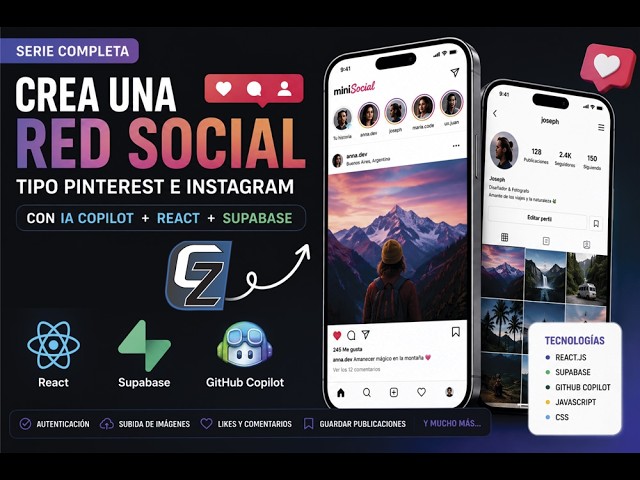 🚀 Crea una Red Social con IA Copilot + React + Supabase | Planificación del Proyecto (Parte 1)