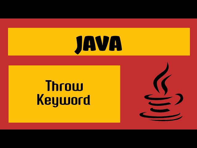 How to use Throw keyword in java? || Indo computers