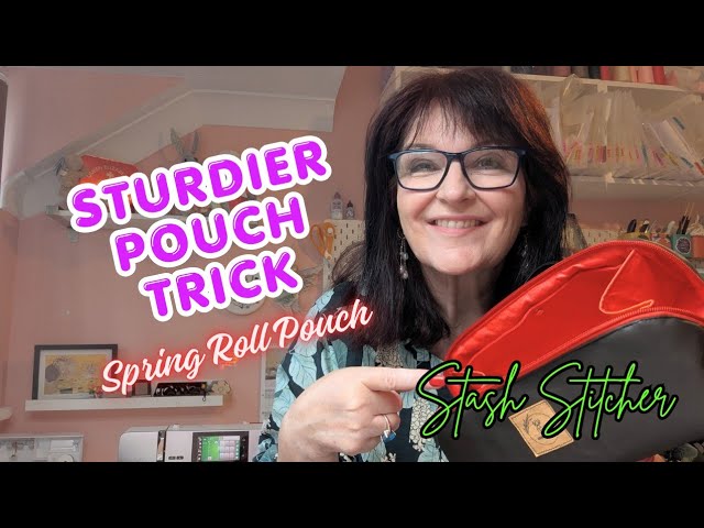 Using Different Stabilisers to Improve the Structure of my Spring Roll Pouch