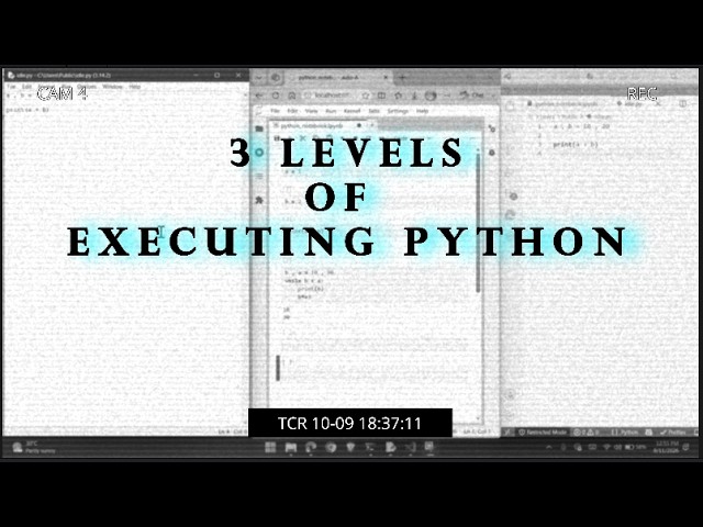 3 Levels of Executing python code in 5 minutes | Free notes in Description