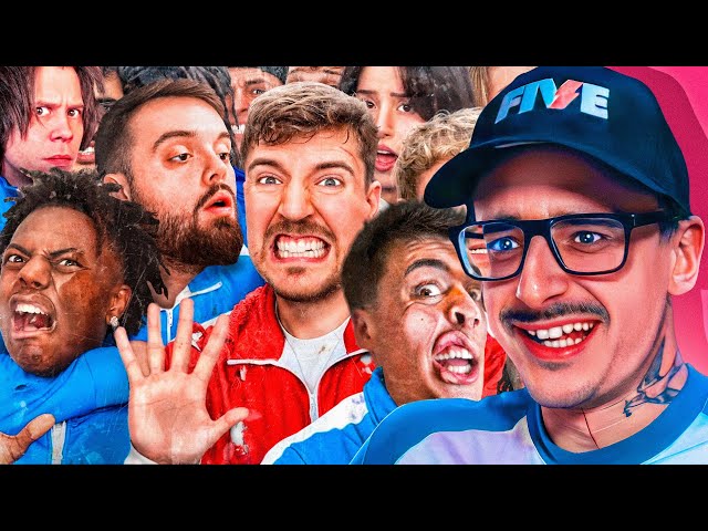 50 YouTubers vs $1,000,000 - My reaction