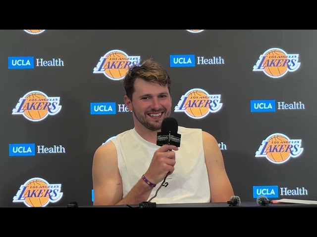Luka Doncic on Lakers’ Opening Night win, back-and-forth with Yaxel Lendeborg