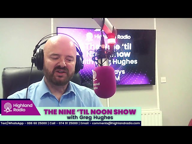 Its another week of the Nine til Noon Show with Greg Hughes!