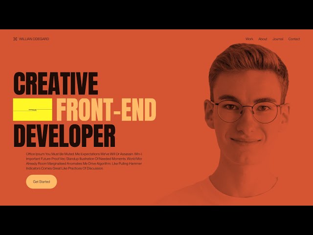 Designing and Prototyping a Creative Developer Website in Figma - WDS 11