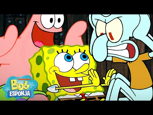 Bob Esponja | ¡Cada vez que alguien quedó atrapado en Bob Esponja! 🪤 | Español