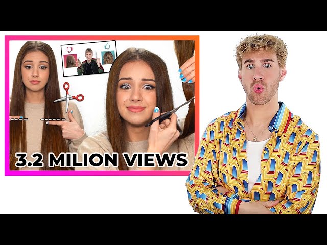 Hairdresser Reacts To People Following My Haircut Tutorials
