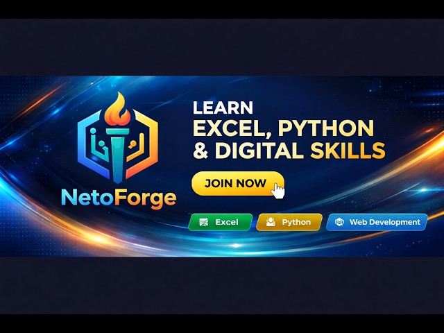 Lesson 7.4: INDEX + MATCH (Advanced Technique) | Tutorial for Beginners | Netoforge Academy