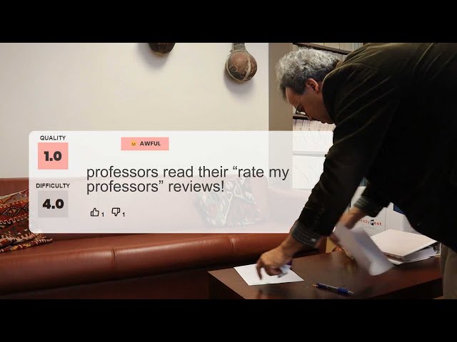 WashU Professors Read Their Rate My Professor Reviews