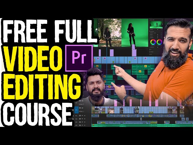 Free Video Editing Course for Beginners | Adobe Premiere Pro MASTERCLASS | Tutorial In Urdu / Hindi