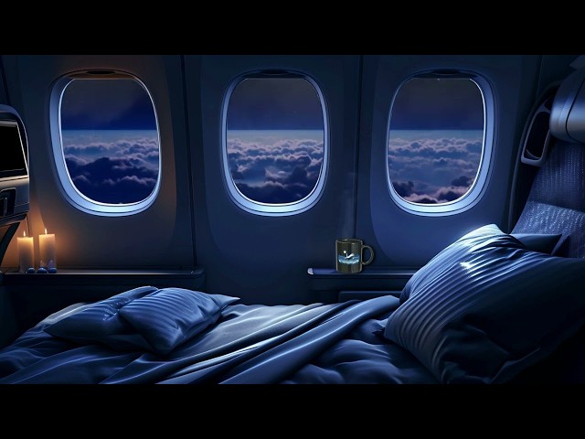Jet Engine Airplane White Noise Relax , Study, Sleep10 Hours Calming Flight Sound ASMR