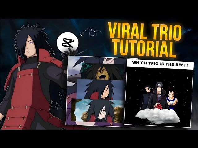 How I Made the Viral 3D Anime Trio Trend in CapCut ⚡