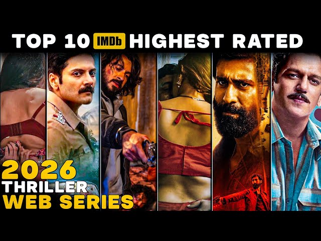 Top 10 Highest Rated Indian Thriller Web Series of 2026 | Best Crime, Mystery & Suspense Shows 🔥