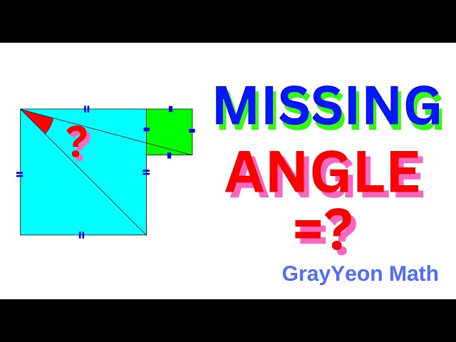 Find the angle | Geometry Skills | Math Puzzles