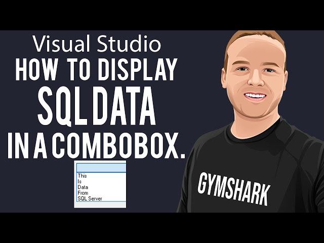 How To Show SQL Items In A ComboBox In VB.NET