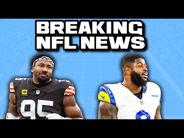 BREAKING NFL NEWS: MYLES GARRETT TRADED FOR JARED VERSE + FIRST ROUND PICK
