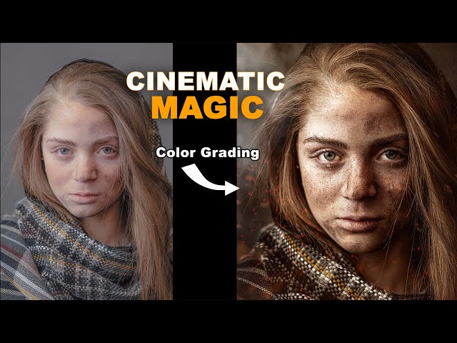 CINEMATIC MAGIC: Pro Color Grading Tutorial in Photoshop 🔥