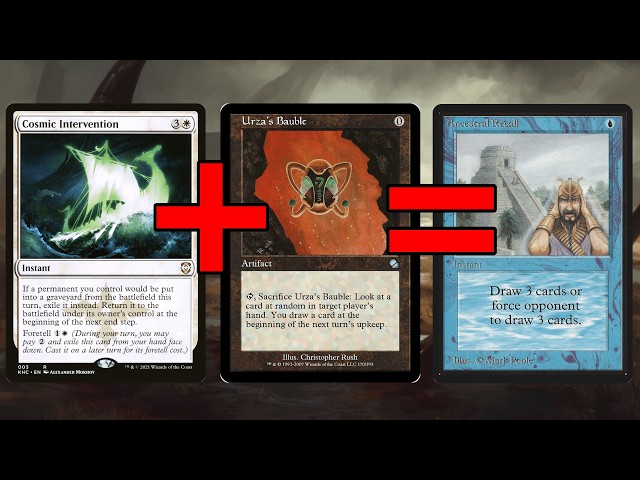 MAKE EVERY BAUBLE INTO ANCESTRAL!  Cosmic Intervention Aggro Legacy MTG