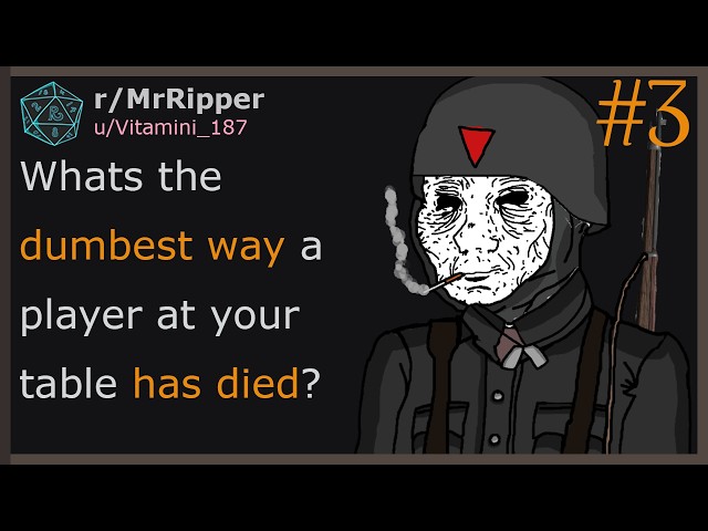 DMs, Whats the dumbest way a player at your table has died? 🅿️3  #dnd