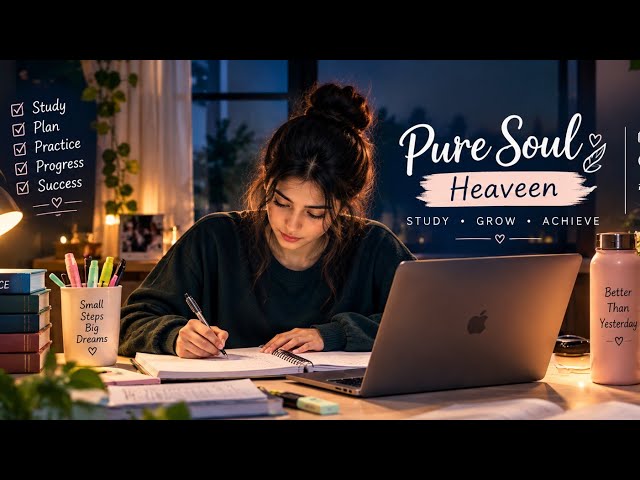 Puresoul is live|| Deep Focus Study Session📚🖊️📚||.