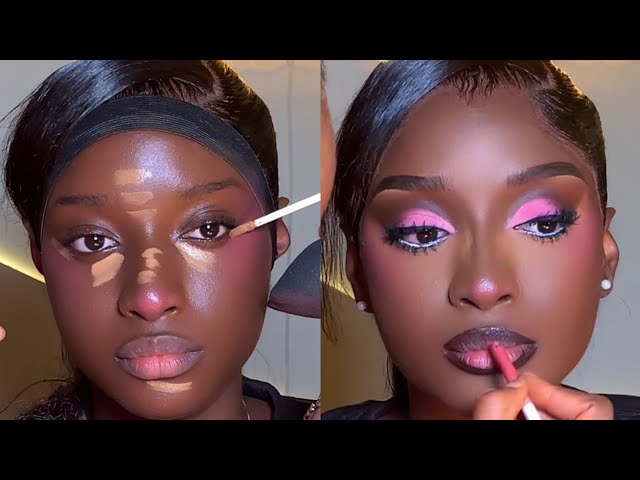 Beginner Makeup : Step by Step Dark Skin Makeup Tutorial | Using Affordable Makeup Products. 