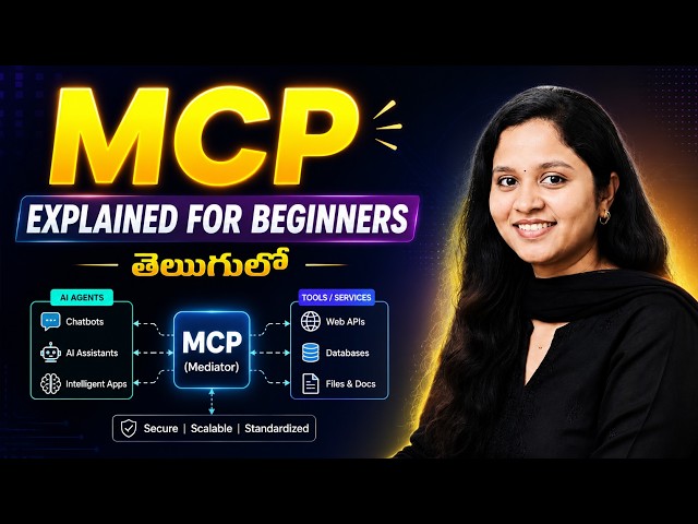 MCP MasterClass for Beginners in Telugu | MCP Full Course for Beginners
